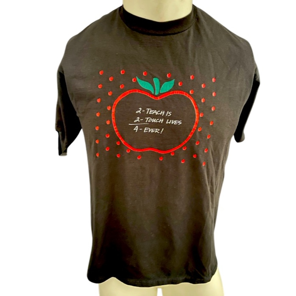 Vintage Jerzees Teachers love to teach Vintage Shirt : Unisex Large